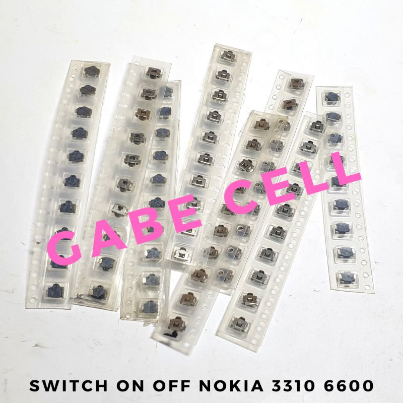 SWITCH TOMBOL ON OFF VOLUME NOKIA 3310 6600 KAKI 4 BESAR