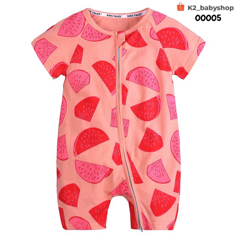 BABY K2 - BABY SHORT ZIPPYSUIT MOTIF SEMANGKA KODE 00005