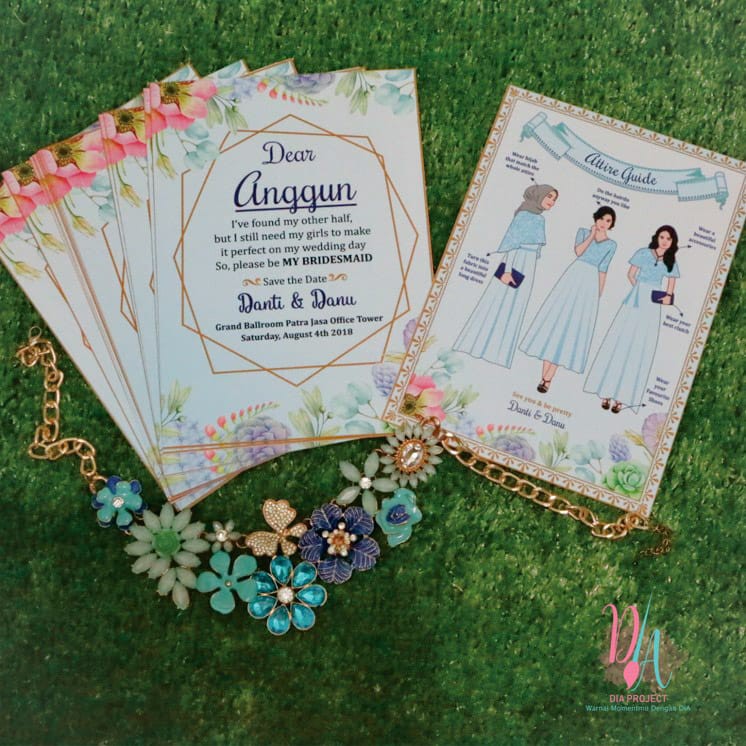 

Bridesmaid Card A5