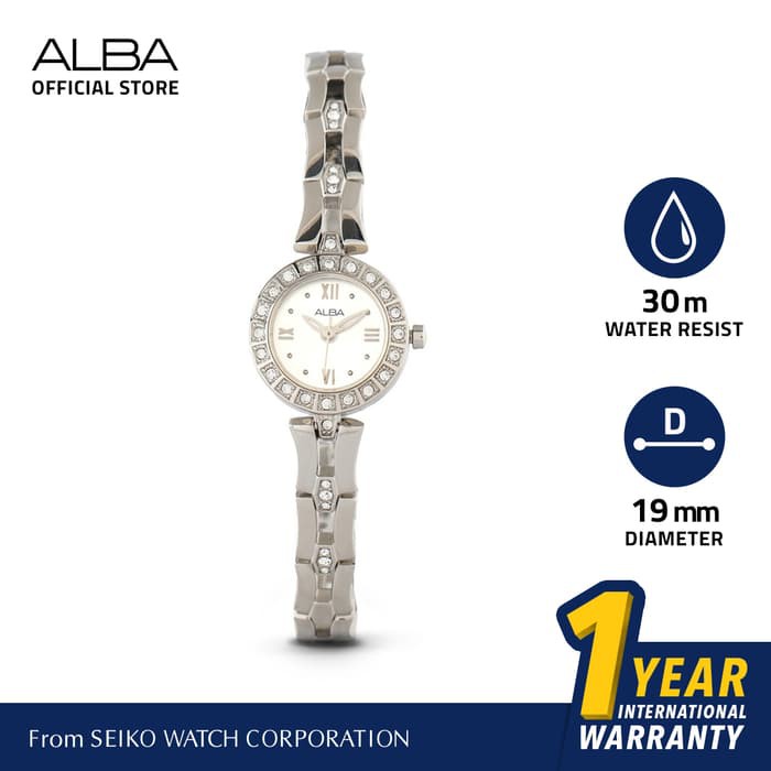 Jam Tangan Analog Wanita original Alba AC3T67