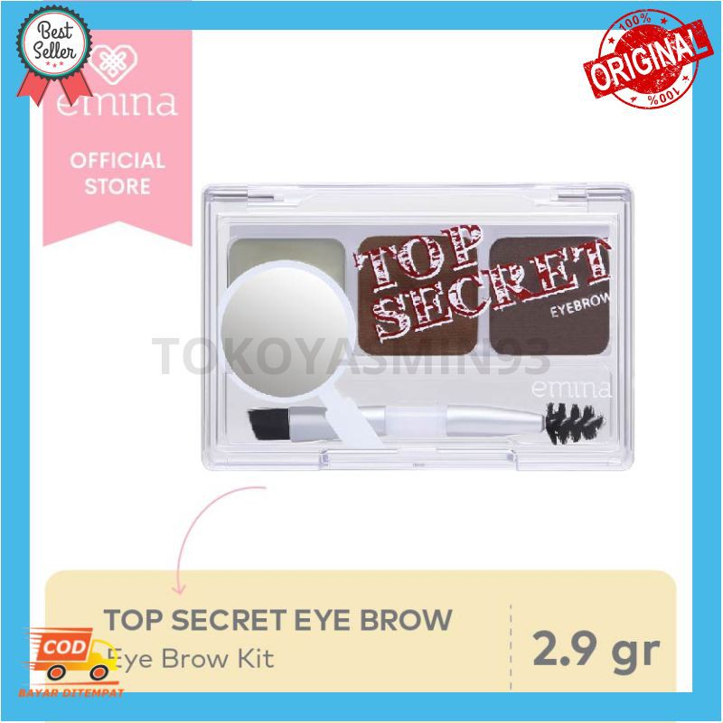 Emina Top Secret Eyebrow 2.9 g Murah