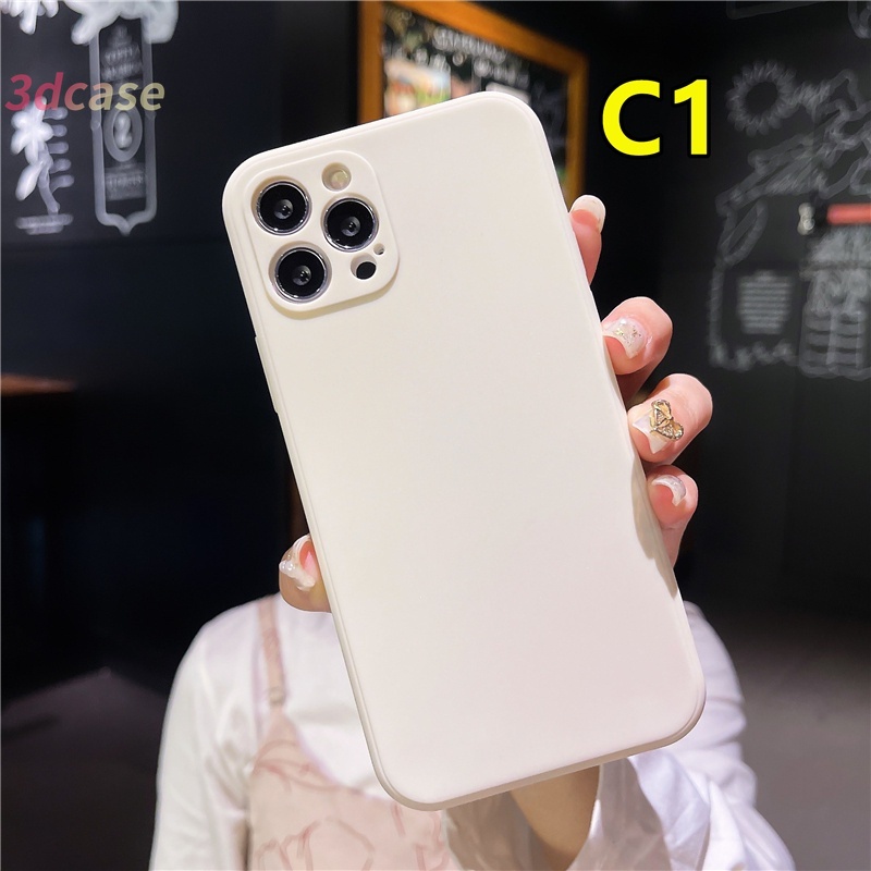 Soft Case OPPO A15 A54 A5S A3S A16 A95 A7 A5 A9 A31 A53 2020 A12 A1K Reno 5 4 5F 4F A74 A15S A52 A11K A92 A35 A11 A93 A32 A72 A94 A53S F17 PRO A16S A12S A12E A33 Y20 Y12 5 5i C3 C25 C12 A12 Candy color Camera Lens Protection Phone Case