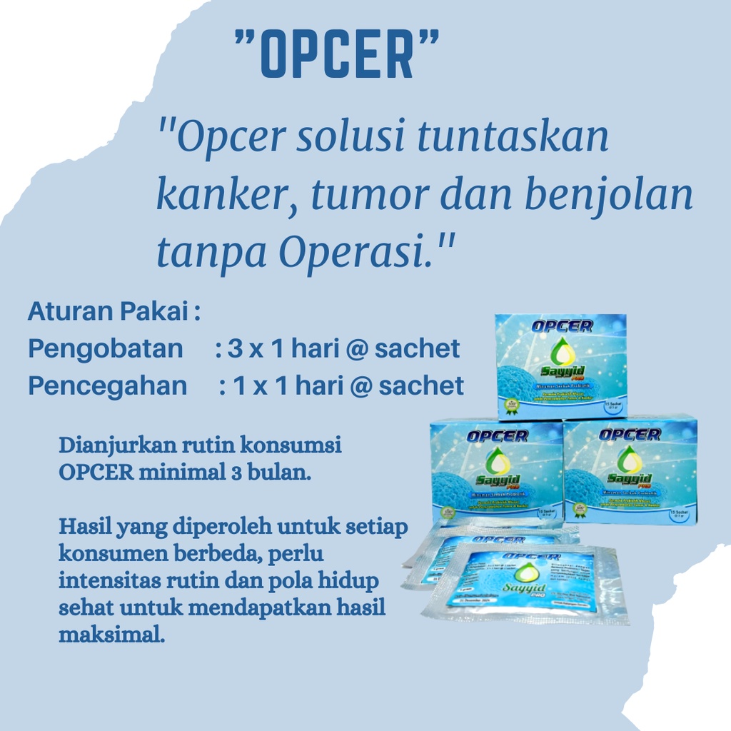 

Obat Kanker Serbuk OPCER Kanker Tumor Benjolan by Arsakha