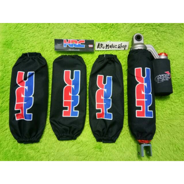 PREMIUM QUALITY sarung shockbreaker cover shock HRC edition. ohlins showa yss. ktc. wp kwalitas prem