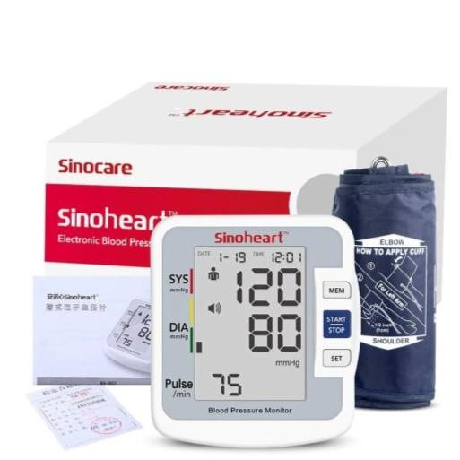 Tensimeter Digital Sinocare BA 801 / Alat Cek Tekanan Darah Digital