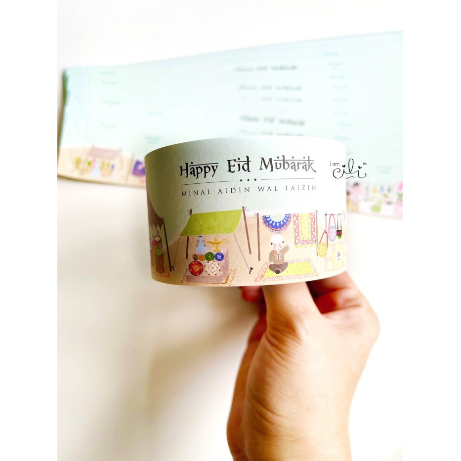 

(BELT HAPPY ISLAND) label toples selongsong idulfitri lebaran - GROSIR - PROMO - Bisa COD -