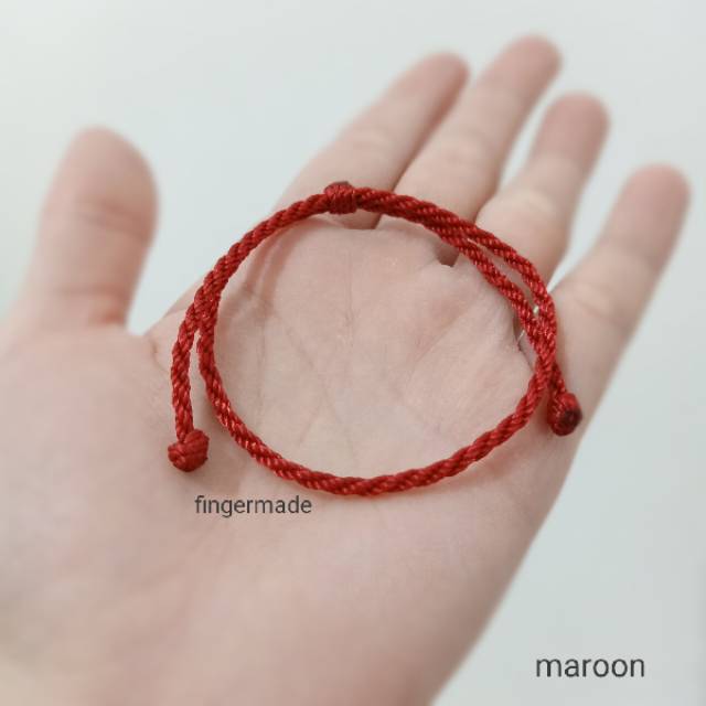 Fingermade Gelang Tali Nylon Polos