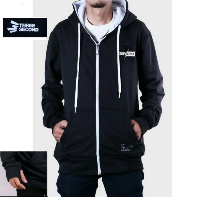 Jaket 3Second || Jaket Threesecond || Zipper Distro 3Second || 3Second Jaket