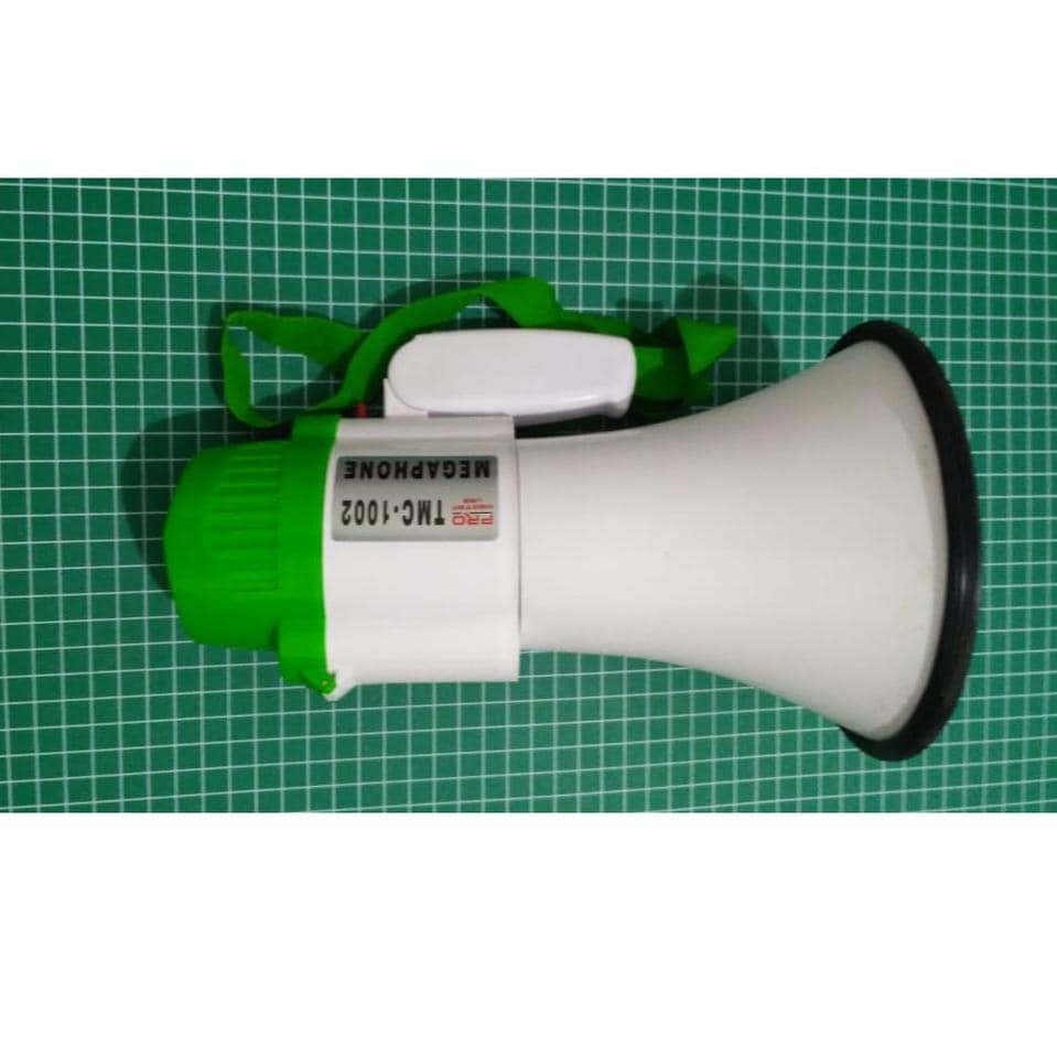 TOA MEGAPHONE TMC-1002 - PENGERAS SUARA - ALARM - REKAM - RECHARGEABLE