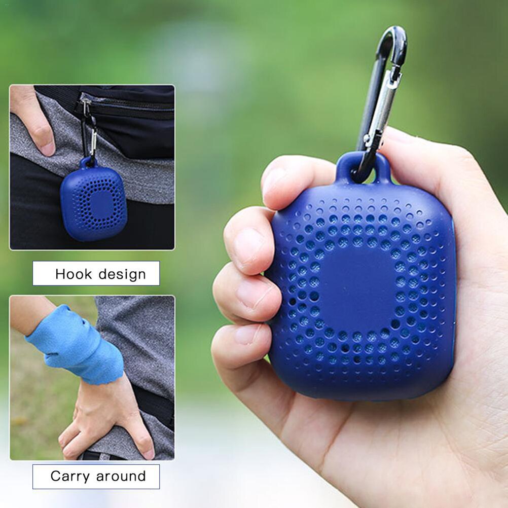 Quick dry Towel Handuk olahraga dingin Microfiber Magic Cool Towel + Carabiner and Portable Case