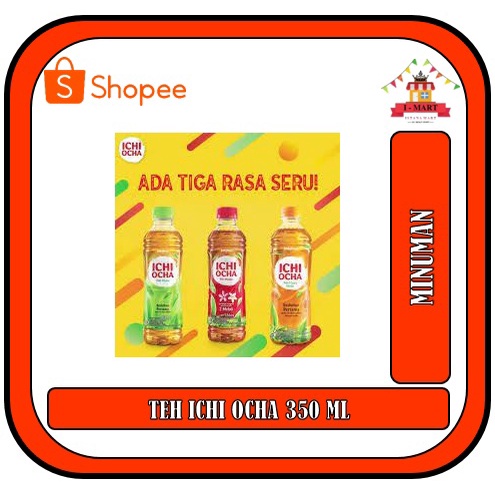 

TEH ICHI OCHA 350ml x 3pcs teh botol melati teh hijau MADU LEMON