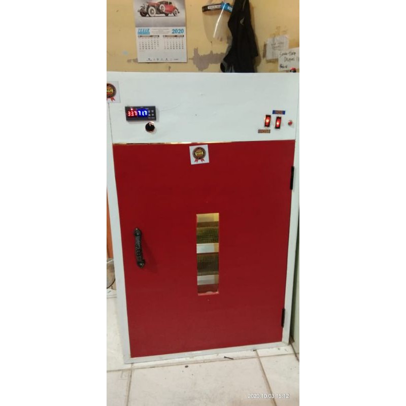 Mesin tetas telur full otomatis kapasitas 300 butir