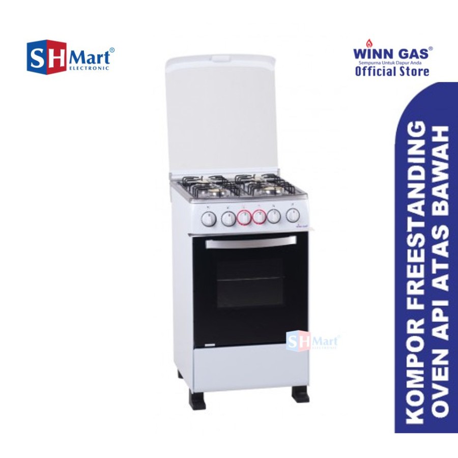 FREE STANDING WINNGAS W-5060A WINGAS OVEN GAS API ATAS DAN BAWAH  MURAH ( MEDAN)