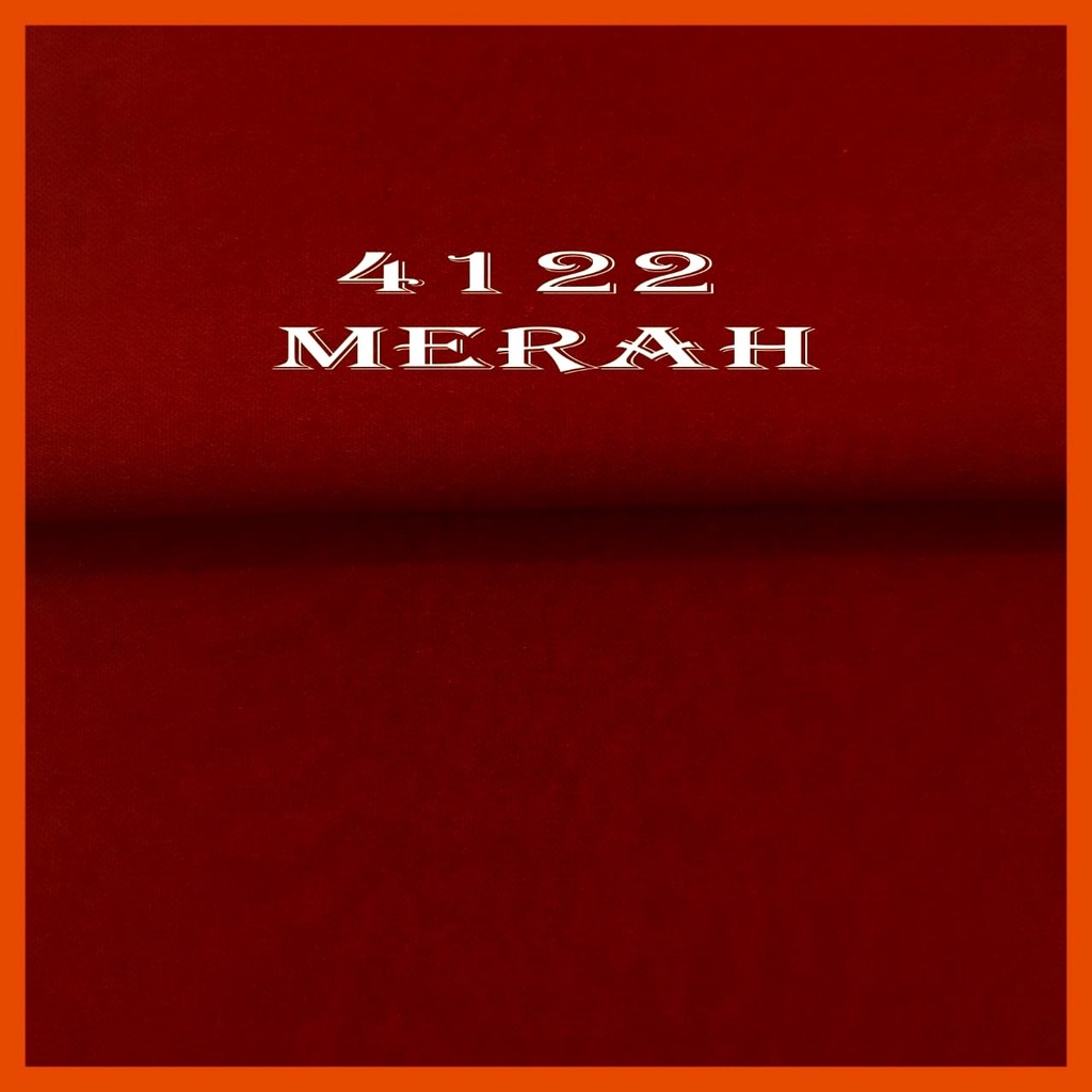 bahan multi kain wolfis wolpis woolpis woolpeach wolvis monalisa premium gamis tunik fashion-4122 merah