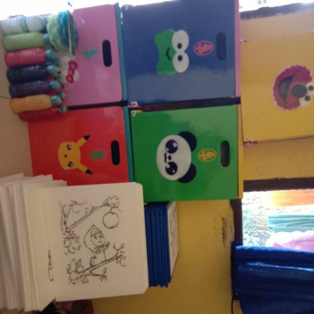 Gabus Lukis Komplit Meja Kursi Papan Lukis Gabus