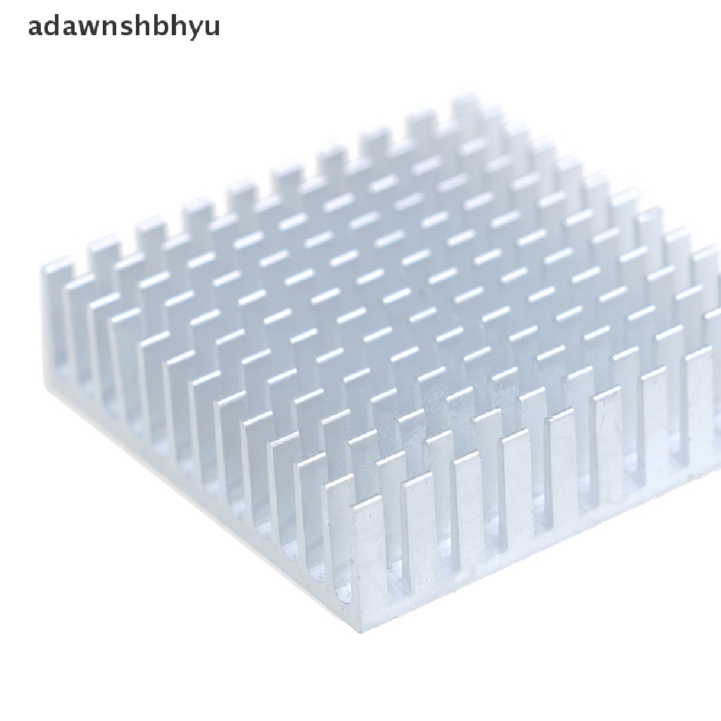 Adawnshbhyu 2pcs 40 * 40 * 11mm silver Radiator Aluminium cpu heatsink