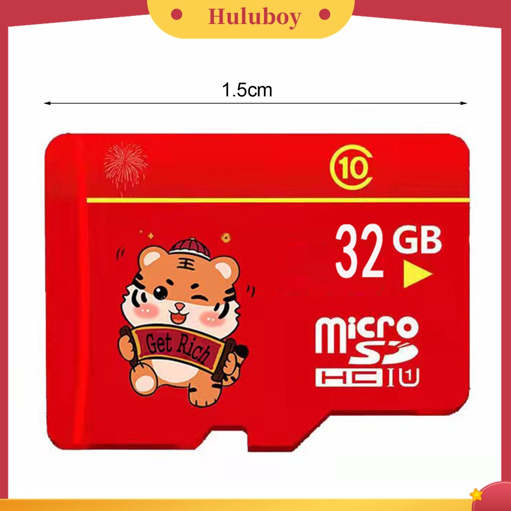 (Huluboy) Memory Card TF Flash Penyimpanan SD Card 32GB / 64GB / 128GB / 256GB / 512GB / 1024GB Ultra Tipis Tahan Air