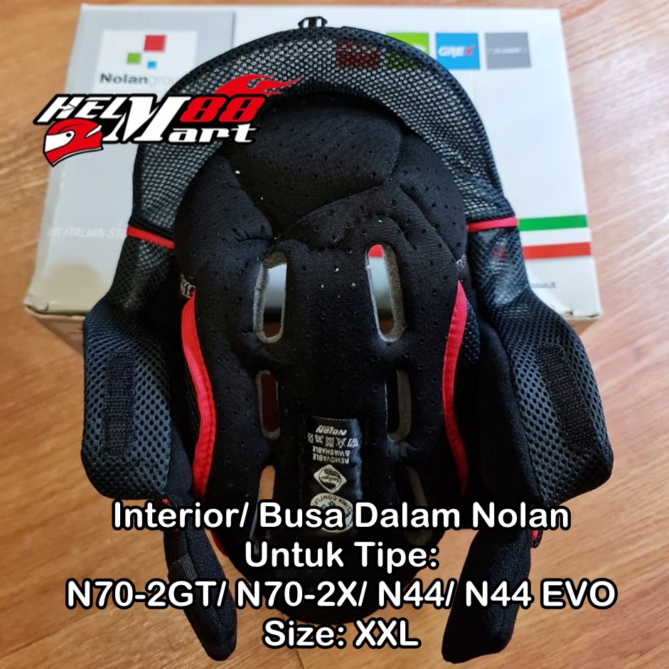 Busa Helm Nolan N70-2X / N70-2GT / N44 - Busa Nolan Interior N702 N70.2 Original