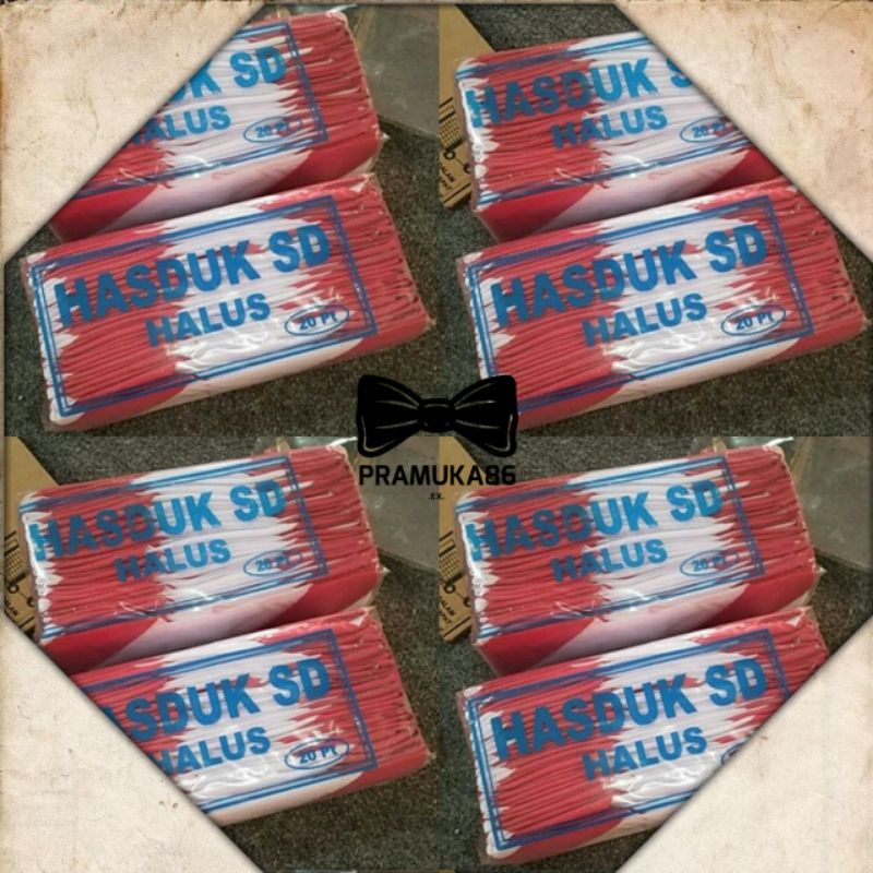 Hasduk Kacu Pramuka Ukuran SD 1Kodi (20pcs)