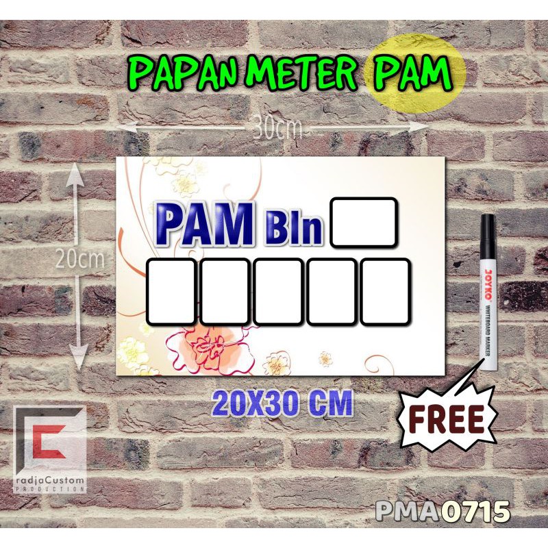 

RadjaCustom Papan Meter Listrik PLN PAM motif Unik - Pastel 15