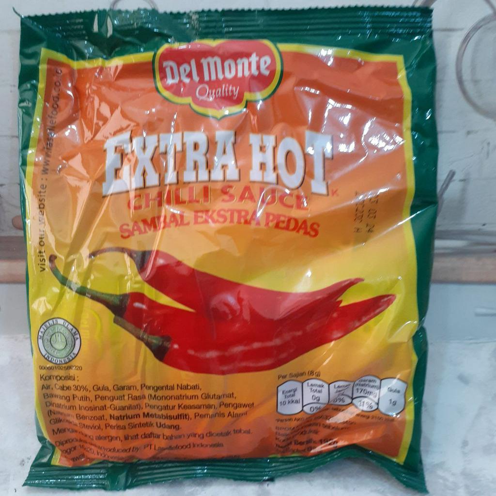 

Saus Sambal Extra Pedas Delmonte Extra Hot Sachet 24x8g