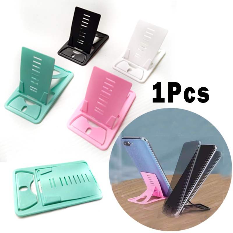 Stand Phone Holder Model Kartu Untuk Smartphone Model Lipat Portable