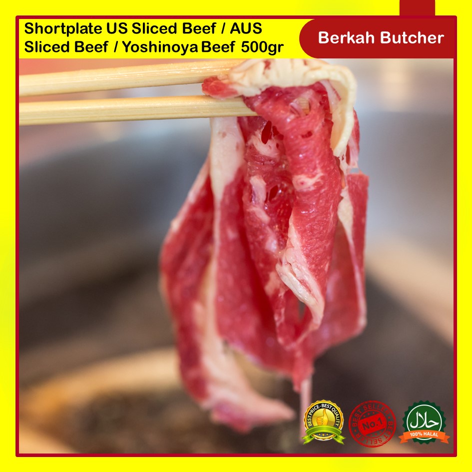 Daging US Sliced Beef / AUS Sliced Beef / Yoshinoya Beef 500gr