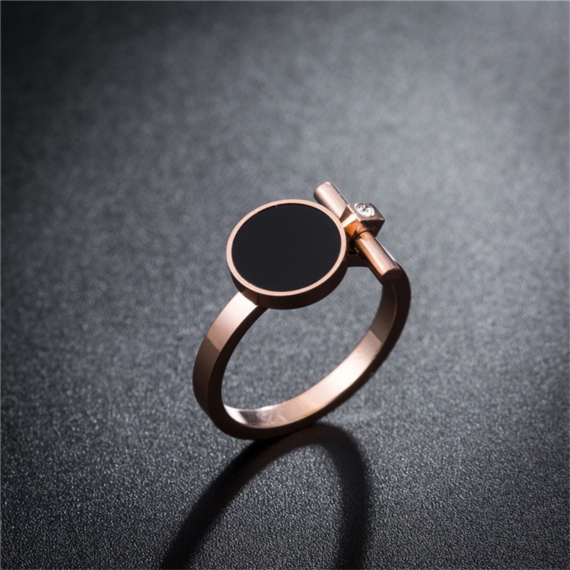 Cincin Titanium Mini Korea fashion cewek Wanita CK078 anti karat trendy