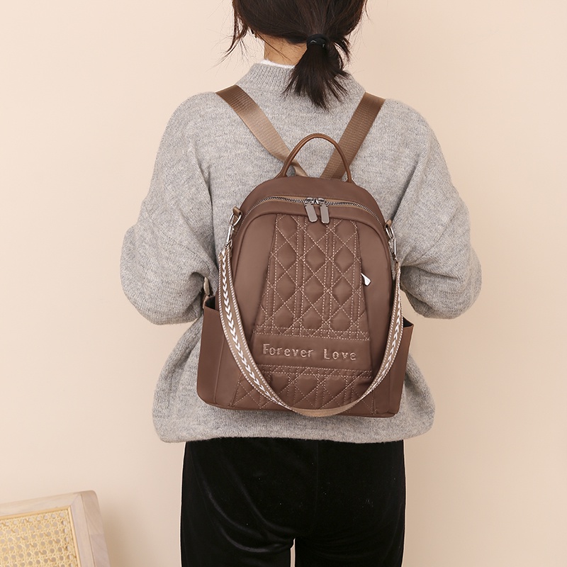 Ransel Wanita Multifungsi  Tas Selempang  Bahu sling shoulder bag Nylon Cloth backpack beg belakang perempuan galas women big bag Women's Bags Ladies import 7188