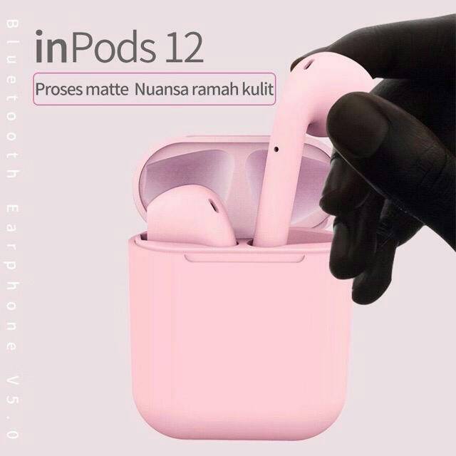 HEADSET BLUETOOTH INPOD i12 MACARON