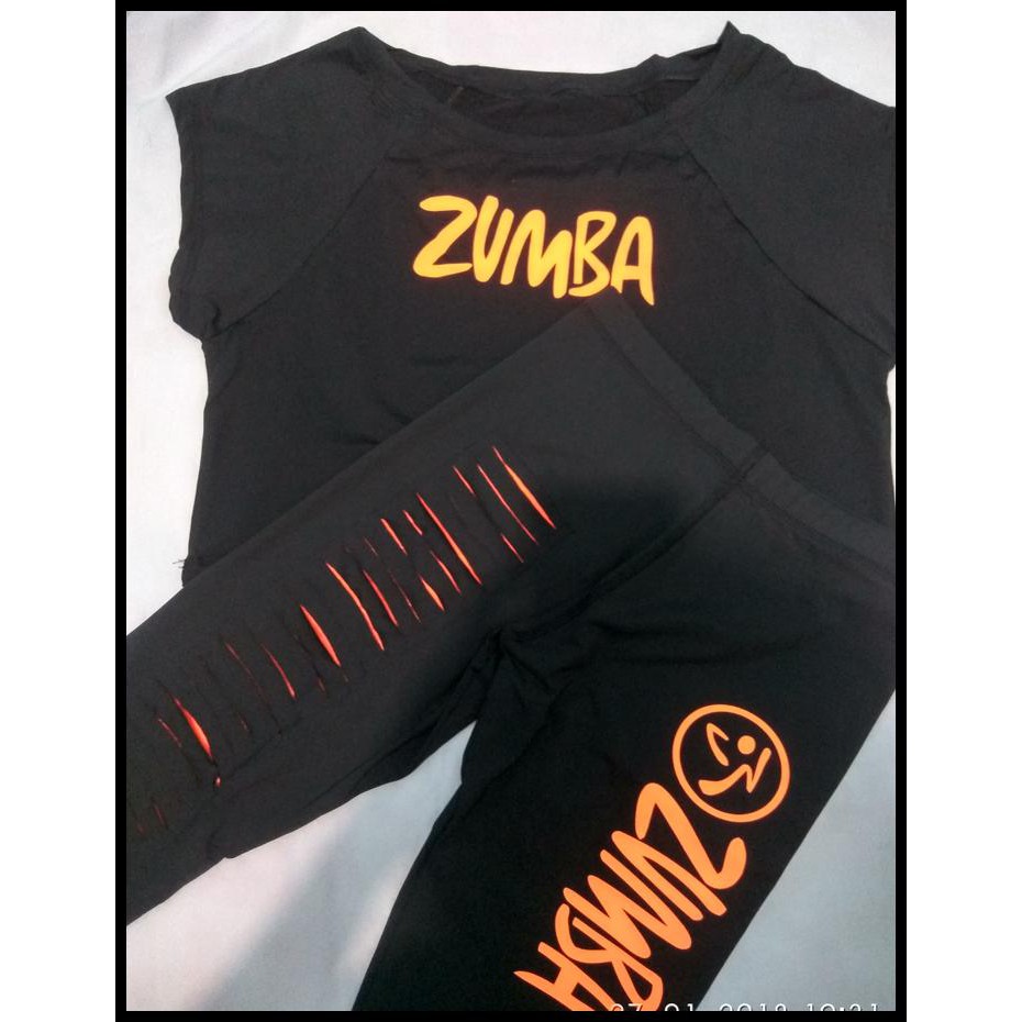 STELAN BAJU SENAM CELANA RIPPED ZUMBA