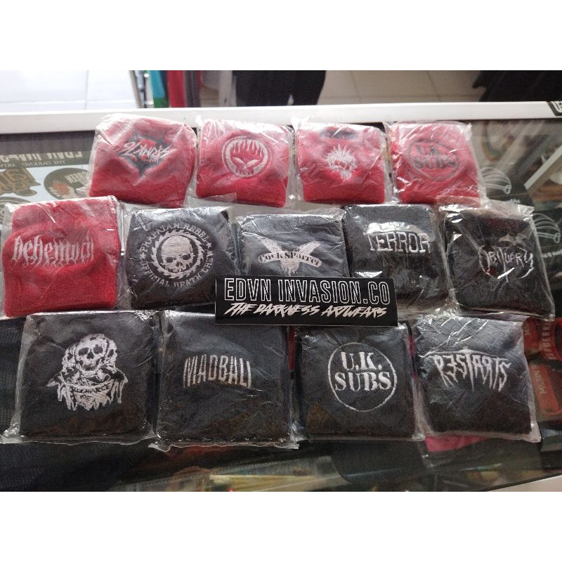 HANDBAND COSTUM SUKA SUKA/BIKIN HANDBAND/PUNK/METAL