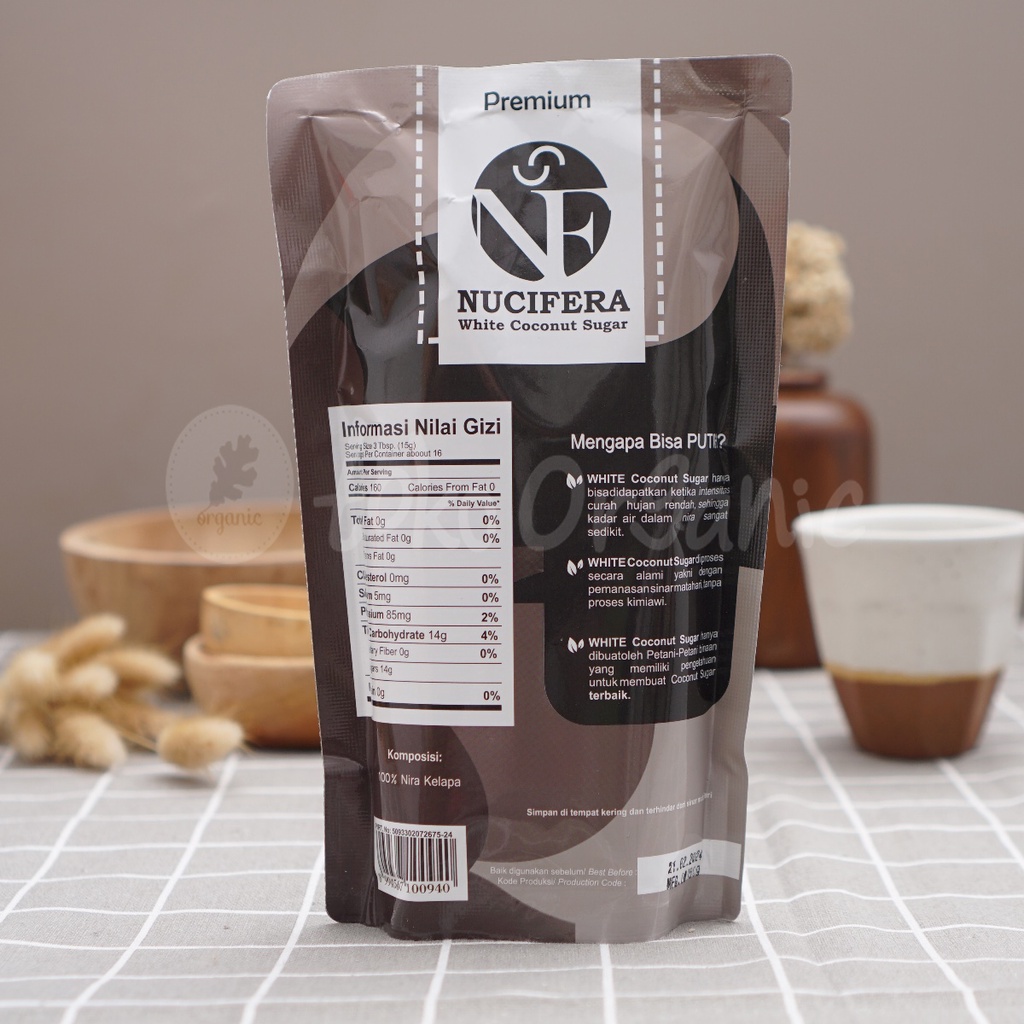 

White Coconut Sugar 250gr - Nucifera