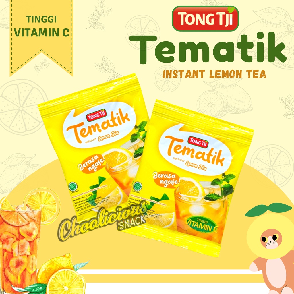 

TONG TJI Tematik Instant Lemon Tea Sachet @23,17 gram