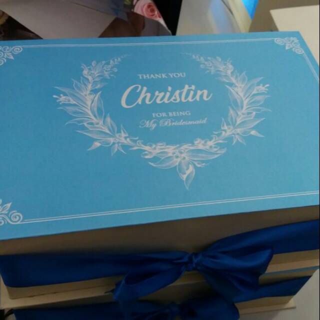 

Box bridesmaid / bestmen