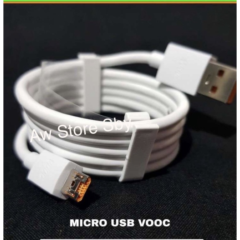 Original Kabel Data Vooc Micro Usb Realme 3 Pro/ OPPO F9 PRO/ F11 PRO/F1 PLUS/R5 Vooc Realme Micro USB 7 Pin C3 5i C20 C21 C31