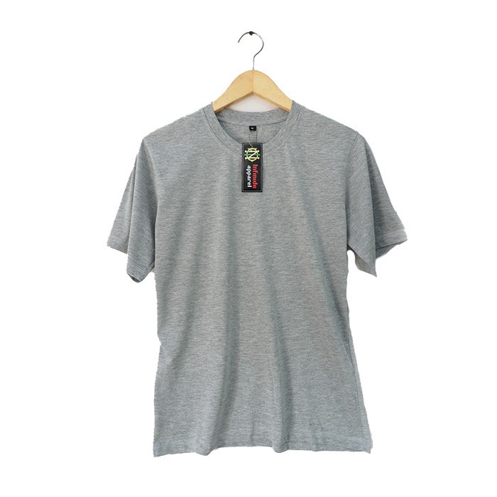 Kaos Polos ABU MISTY Pendek Cotton Combed 30s Bandung Kaos Polos ABU MISTY Pendek Cotton Combed 30s Bandung