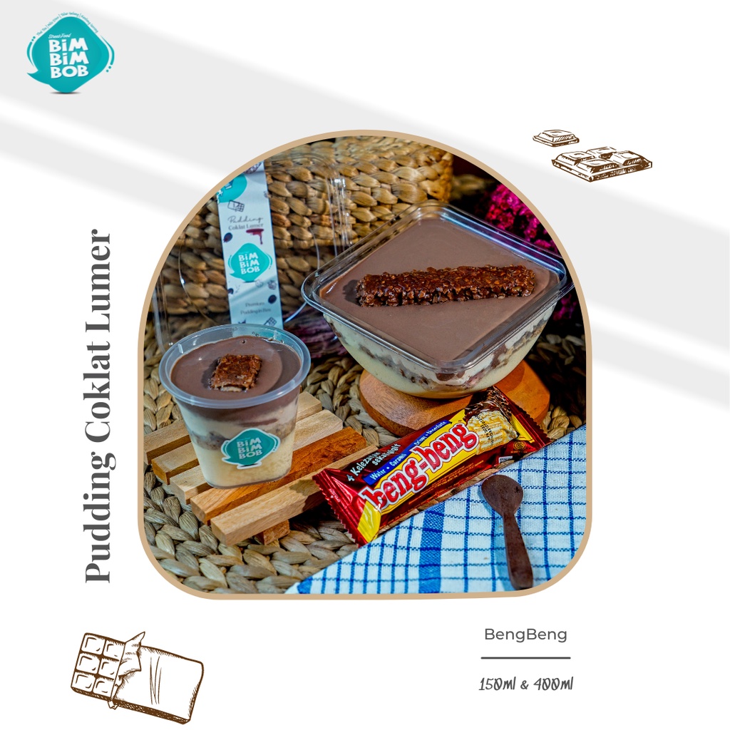 

Dessert box pudding coklat lumer | Bengbeng