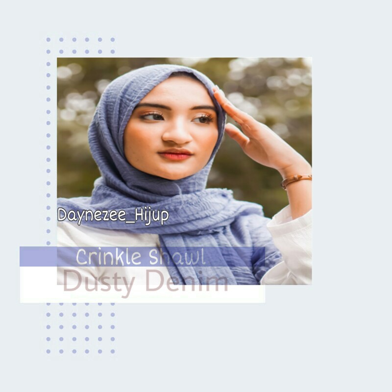 Crinkle Pashmina/Pashmina Arab/Arabian Shawl Daynezee Hijup