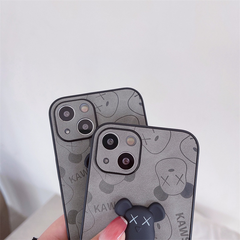 Case Bahan Kulit Tahan Banting Dengan Stand Untuk Iphone 13 12 11 PRO MAX X XS XR XS MAX