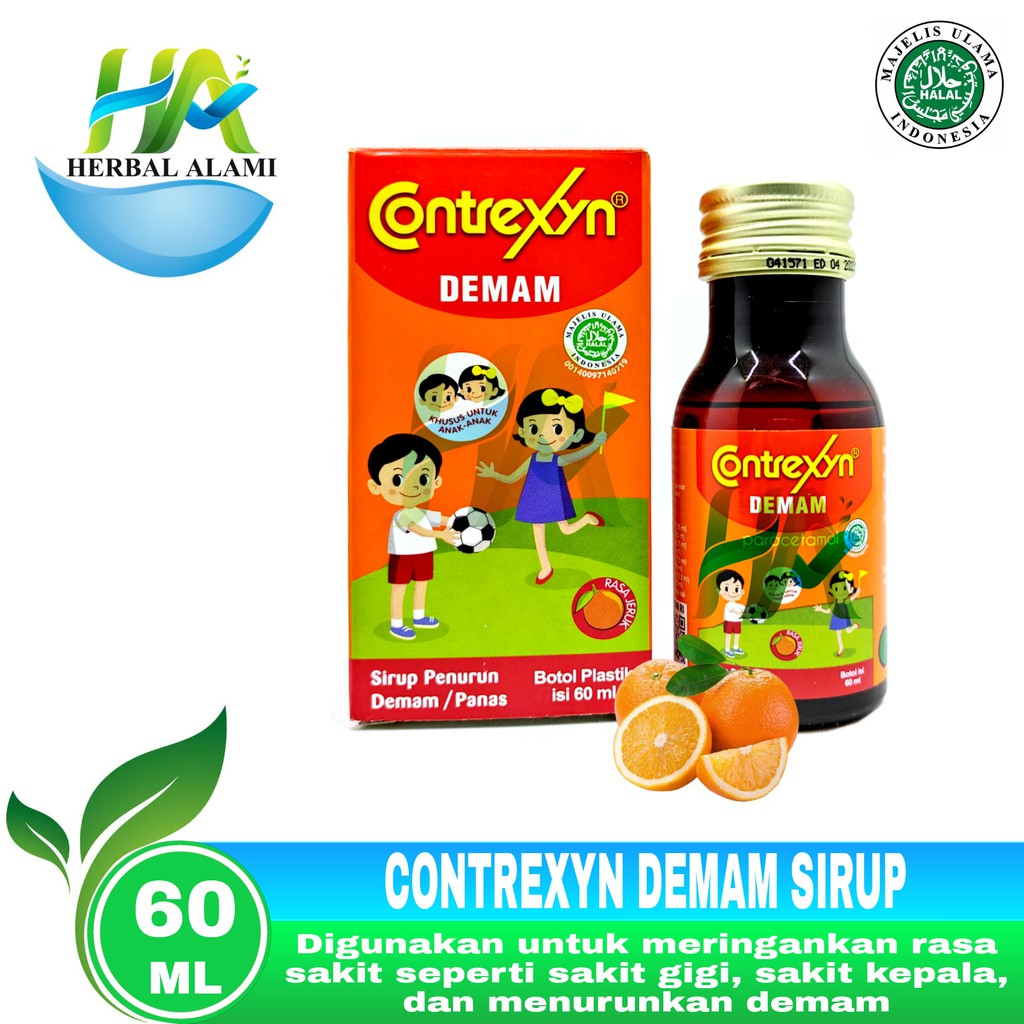 Contrexyn Demam Sirup - Syrup Paracetamol Penurun Panas