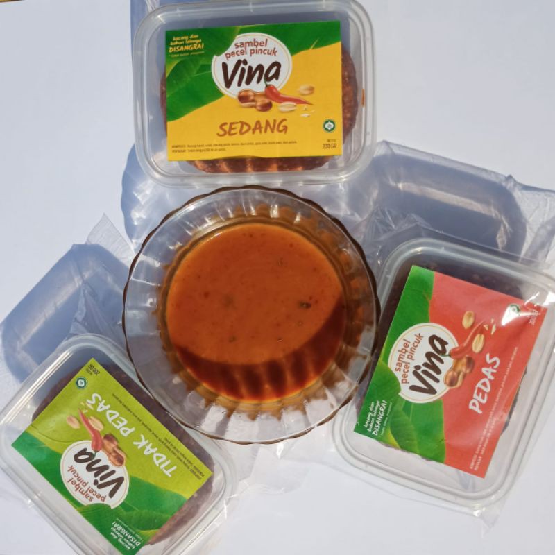 

Sambal Pecel Sangrai Pincuk Vina 200 gram