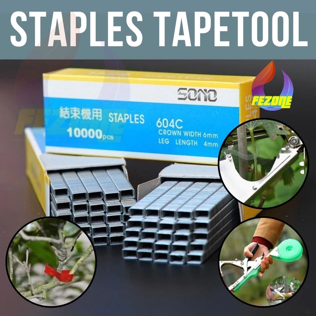 Tapetool Refill Staples  - Tapetool Isi Ulang 10000pcs - Staples Tapetool - Staples Tapetool Isi Ulang Peluru Tapetool FEZONE
