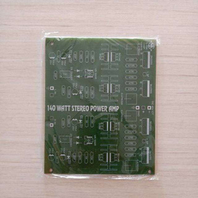 Papan PCB 140 Watt Stereo Power Ampli