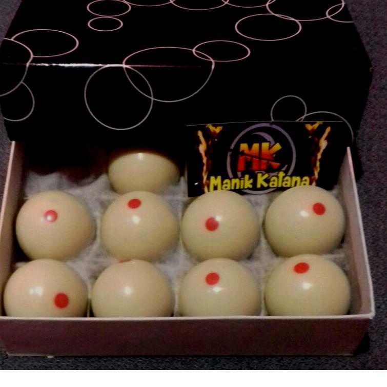 Paling Disukai.. Gaco Biliard 48mm Billiard Cue Ball Bola Putih Untuk Bola Tanggung 1-15 Ukuran 50mm