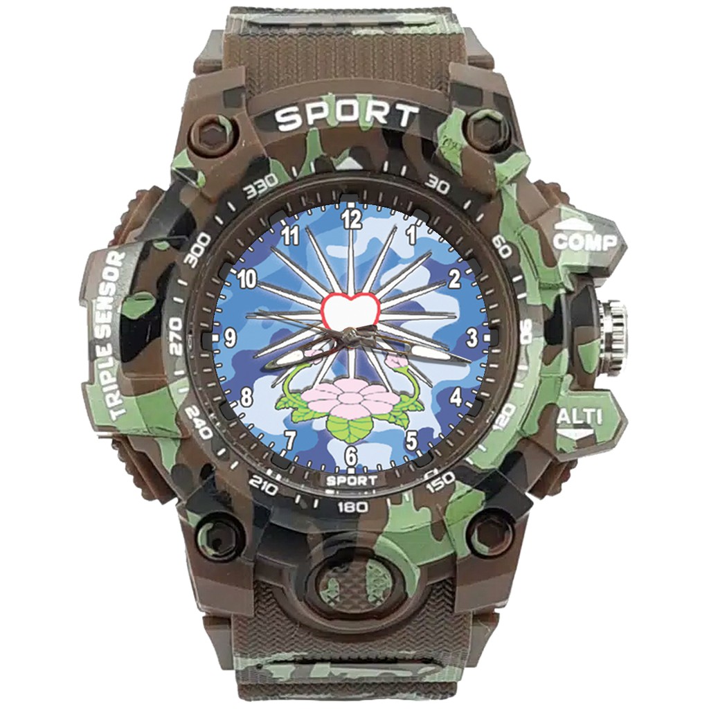 {Istimewa} Jam Tangan PERSAUDARAAN SETIA HATI TERATE - SH 3 Coklat Army Water Resistant