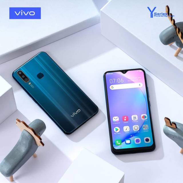 Hp smartphone smart phone Vivo Y15 Ram 4GB Rom 64GB Android murah-1