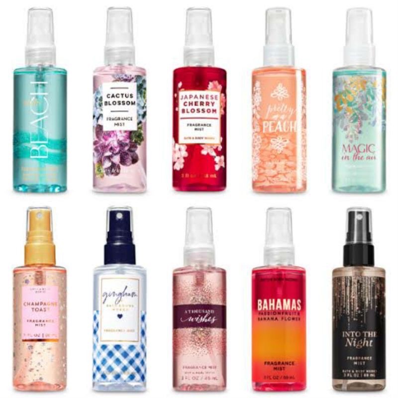Bbw body mist travel size 88ml