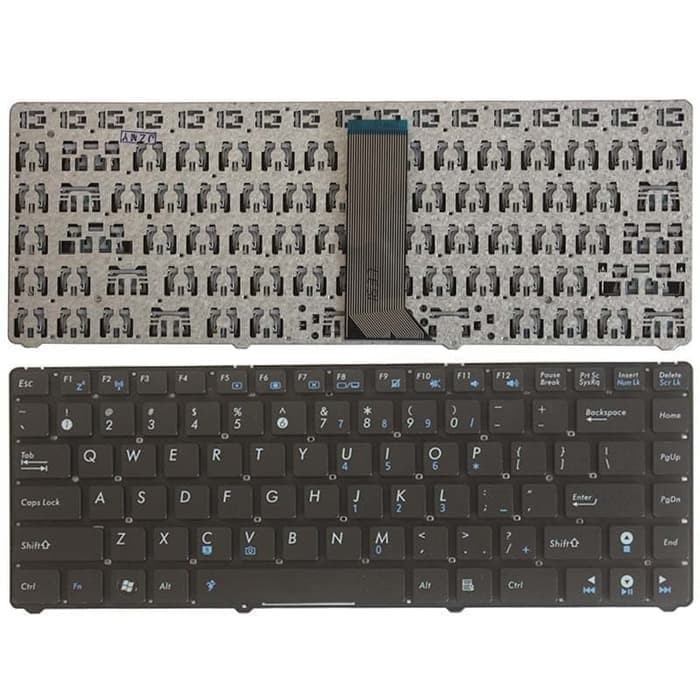 Keyboard Asus Eee PC 1215 1215B 1215N 1215P 1225B 1225C Series - Hitam BERGARANSI