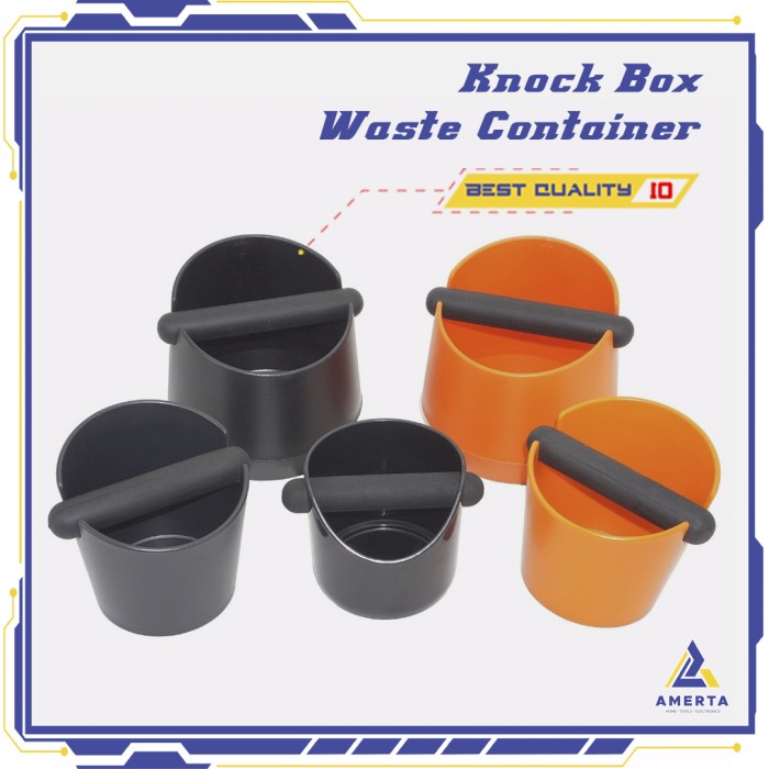 KNOCKBOX Wadah Kopi Espresso Knock Box Waste Container Barista NonSlip - Tipe A